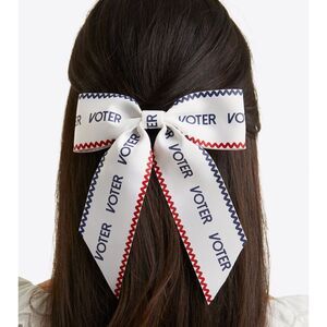 NWT Draper James "Voter" Bow Hair Barette Clip